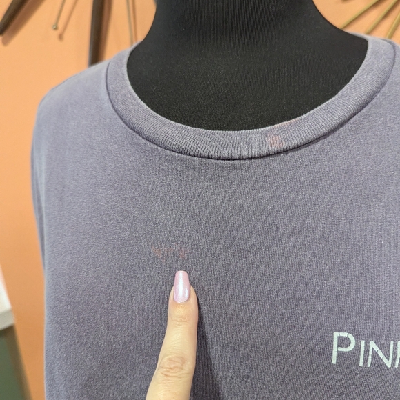 Urban Outfitters Large Oversized Pink Floyd Graphic T-Shirt Purple Distressed - Picture 12 of 13